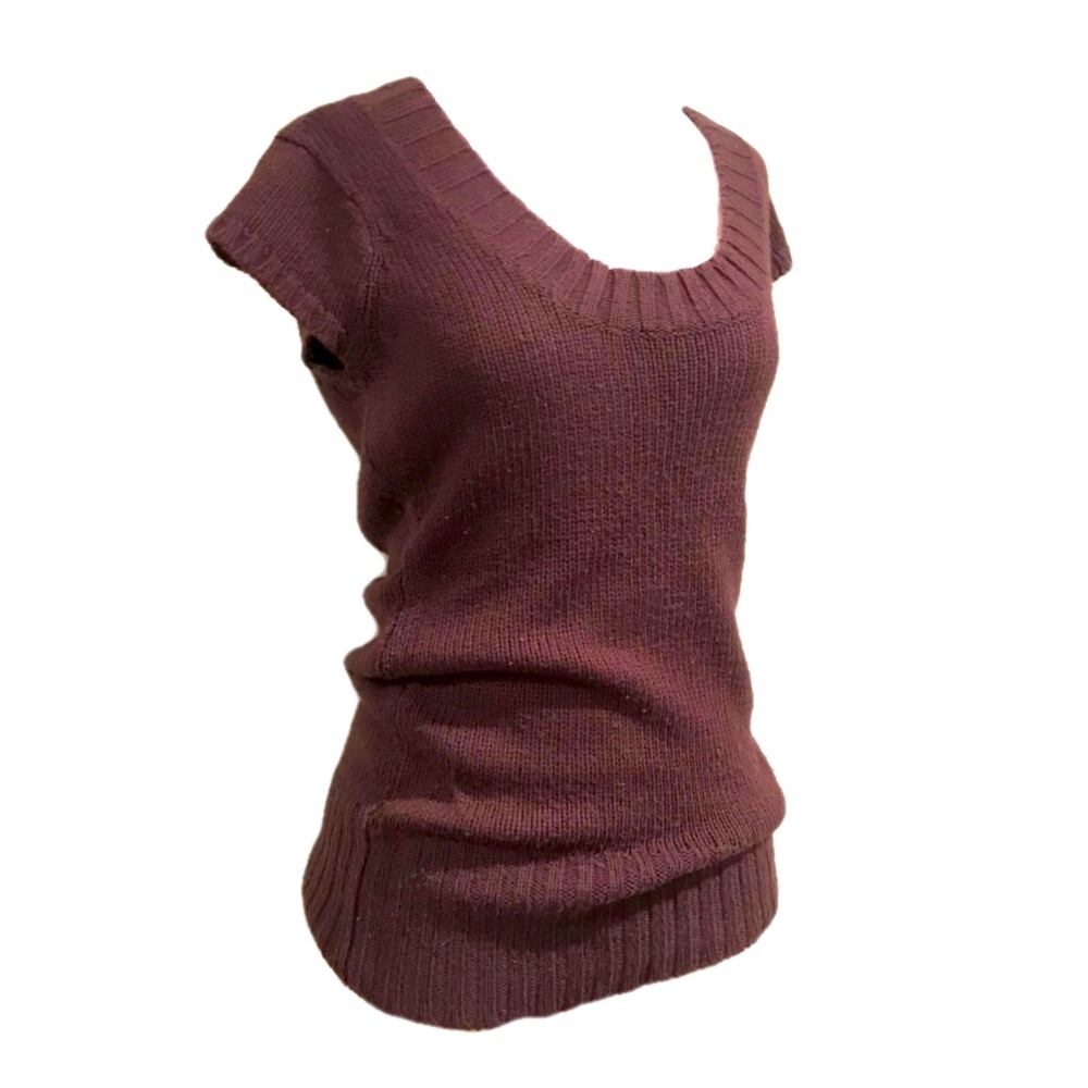 Crop Sleeve Sweater Top